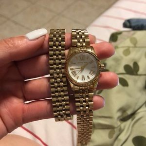 Michael kors gold-tone Lexington mini watch